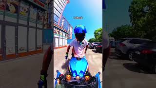 When the GIRL doesnt know how to sit properly onaMOTORCYCLE😱🔥bikergirl bikershortsvideotrending [upl. by Ahsiekam]