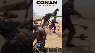 Conan Exiles Savage Wilds  Derrubando o inimigo na flechada conanexiles conanexilesgameplay [upl. by Rambert906]