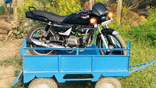 Hero Honda CD Deluxe in troli loaded Splendor Plus part4 [upl. by Enelhtak]