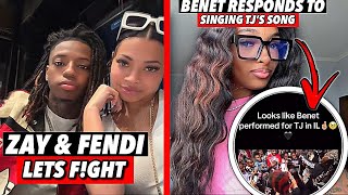 KJ Wants To Fght Zay amp Fendi After They Confront Him For Fghting A Grl  Benet Sings Tj’s Song [upl. by Jowett]