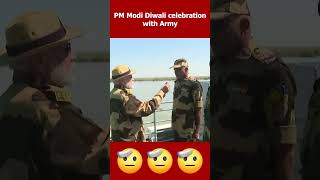 Modi celebrates Diwali with soldiers 😎pakistanireaction kadwasach [upl. by Eillam]