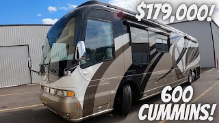 TEST DRIVE AND TOUR OF COUNTRY COACH MAGNA WITH CUMMINS 600 [upl. by Eyar]