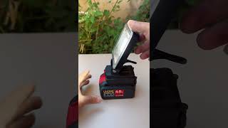 Emergency lithium battery work light viralvideo woodworking decoration tools shorts [upl. by Barnabas173]