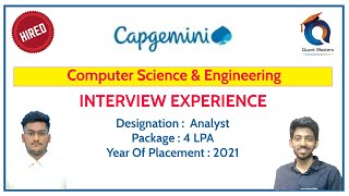 Capgemini Interview Experience  Analyst  4 LPA [upl. by Conger]