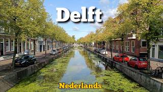 Explore Delfts Vibrant Tourist Market Amazing canals old cityHistorical square and church 2O24 [upl. by Ammamaria]