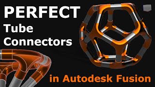 THE Perfect Tube Connector Design in Autodesk Fusion [upl. by Lorrie]