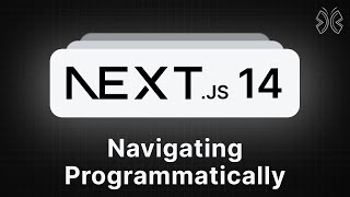 Nextjs 14 Tutorial  21  Navigating Programmatically [upl. by Dewar]