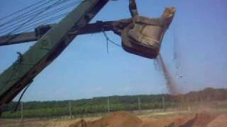 Bucyrus Erie Power Shovel at Hallockville 2010 [upl. by Esiole]