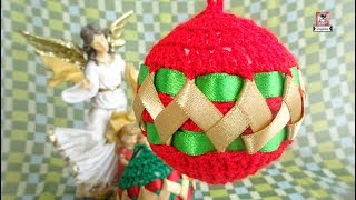 Esferas de Navidad a CROCHET [upl. by Dranel527]