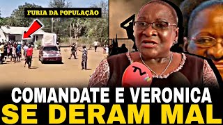 COMANDATE DA PRM ESPULSO PELA POPULAÇÃO VERONICA MACAMO HUMILHADA [upl. by Dnaletak150]