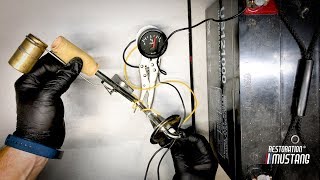 How To Test a Fuel Sending Unit amp Gauge  Old School Way [upl. by Yroc464]