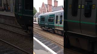 166217 leaving Topsham 7th92024 gwr class166 [upl. by Ayotol]