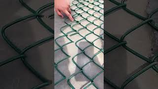 Assembly process of galvanized diamondshaped mesh [upl. by Aiza]