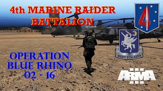 4th Marine Raider Battalion Operation Blue Rhino 0216 [upl. by Kress177]