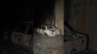 The Most Bizarre Discovery Ever Cars Left to Rot in a Forgotten Tunnel abandonedcars urbex [upl. by Navanod996]