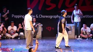 Hoan vs Kite Dance Vision vol 3 Popping Battle Semi Final [upl. by Annabell]