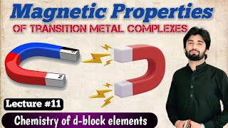 Magnetic Properties of Transition Metal Complexes  Ferromagnetic Para amp Diamagnetic properties [upl. by Aniratak945]