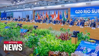 G20 leaders affirm commitment to multilateralism in face of Trumps protectionism [upl. by Clark]