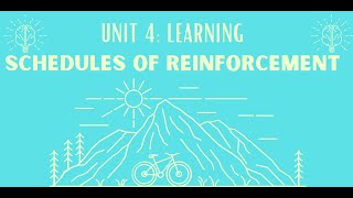 Unit 4 Schedules of Reinforcement 4 AP Psychology [upl. by Ramyar]