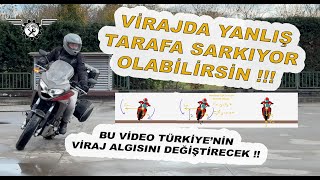 Motosikletinizle Virajda Yanlış Tarafa Sarkıyor Olabilirsiniz [upl. by Ahsinal]