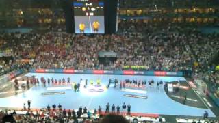 EHF Champions League Anthem  Champions League Final 4  Barcelona vs THW Kiel [upl. by Inalaehon]