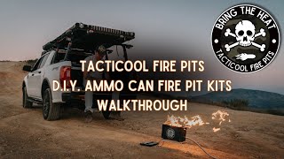 DIY Ammo Can Fire Pit Walkthrough [upl. by Yrod]