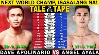 🥊SINAKMAL ng Pinoy DOBERMANN PhDave Apolinario vs MexAngel Ayala Full Last Fight Highlights [upl. by Patterman]