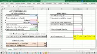 AMPLIACIONES DE CAPITAL BLANCAS CON SOLVER [upl. by Ioj]