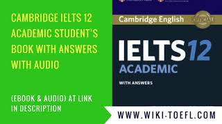 Free Download Cambridge IELTS 12 Academic Student’s Book With Answers With Audio [upl. by Esli]