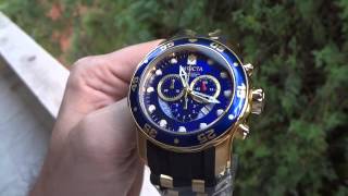 Swiss Watches Invicta Scuba Pro Diver Gold [upl. by Shaefer]