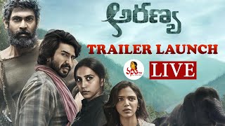 Aranya Movie Trailer Launch LIVE  Rana Daggubati  Vishnu Vishal  Prabu Solomon  Vanitha TV [upl. by Ralyat]