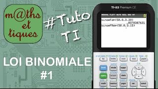 PROBA  Calculer une probabilité pour une loi binomiale  Tutoriel TI [upl. by Ecyar20]