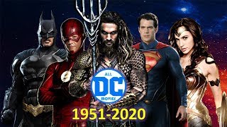 ALL DC Movies 19512020 [upl. by Larianna]