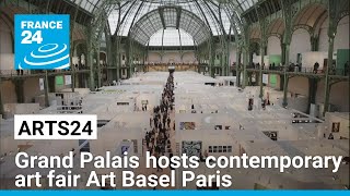 Art Basel Paris Grand Palais welcomes a world of contemporary art • FRANCE 24 English [upl. by Ycrep]