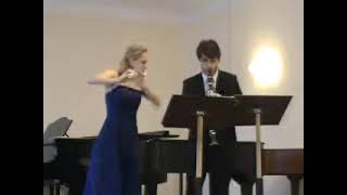 Andre Jolivet  Sonatine for Flute and Clarinet in three movements [upl. by Joana]