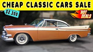 Rare Garage Gems 15 Classic Cars Selling Incredibly Cheap Today Under Budget [upl. by Larimore492]