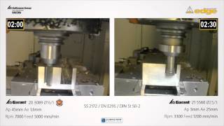 Edgecam Waveform and Garant TPC  Slott Milling [upl. by Eninej]