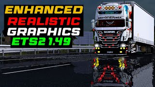 Hyper Ultra Enhanced Realistic Graphics Mod ETS2 149 [upl. by Boone502]