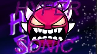 Проходим HyperSonic I HyperSonic I Geometry Dash I REQON [upl. by Enelaehs484]