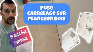 POSE CARRELAGE  Je pète des carreaux 😅 renovation house tutorial fail [upl. by Nosrej21]