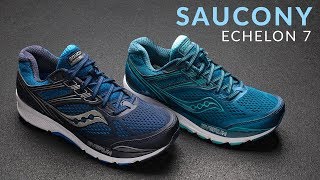 Saucony Echelon 7  Running Shoe Overview [upl. by Colly147]