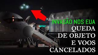 UFOs Drones misteriosos fecham aeroportos e abalam a segurança dos EUA [upl. by Yahs321]