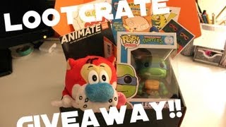 archive ASMR Unboxing LootCrate Animate Giveaway [upl. by Lettig]