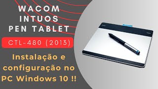 Wacom Intuos Pen S CTL480 no PC Windows 10 [upl. by Kev]