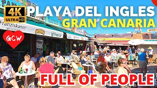 PLAYA DEL INGLES Anexo 2 Gran Canaria 🔴 StrandArena Bar to Corallium Dunamar Hotel [upl. by Raual202]