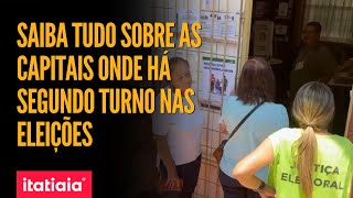 SAIBA TUDO SOBRE AS CAPITAIS ONDE HÁ SEGUNDO TURNO NAS ELEIÇÕES 2024 [upl. by Seldun]