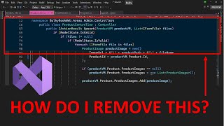 How to disable this thing on top in Visual Studio Sticky Scroll [upl. by Andree]