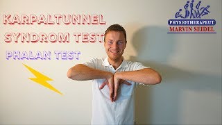 Karpaltunnelsyndrom Test  Phalan Test [upl. by Hotze]