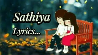 Saathiya  Shreya Ghoshal Lyrics [upl. by Lenno887]