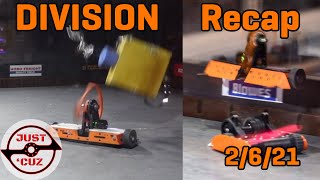 February 2021 Norwalk Havoc Event Recap Division 3lb Beetleweight Combat Robot [upl. by Eisle814]